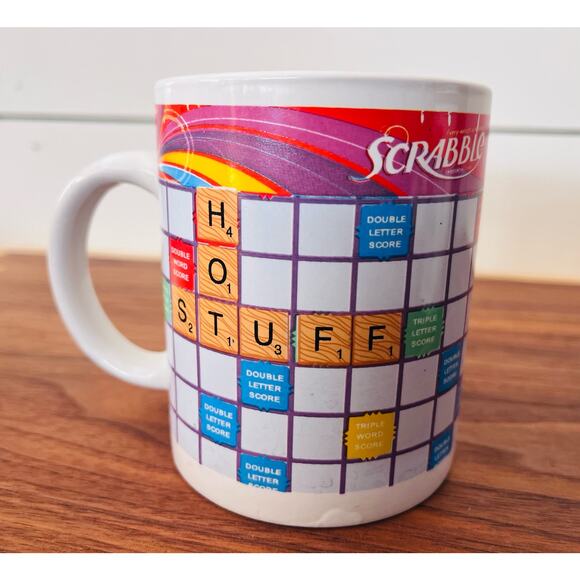 Scrabble Game "Coffee Break / Hot Stuff" Mugs (2) - Picture 13 of 14